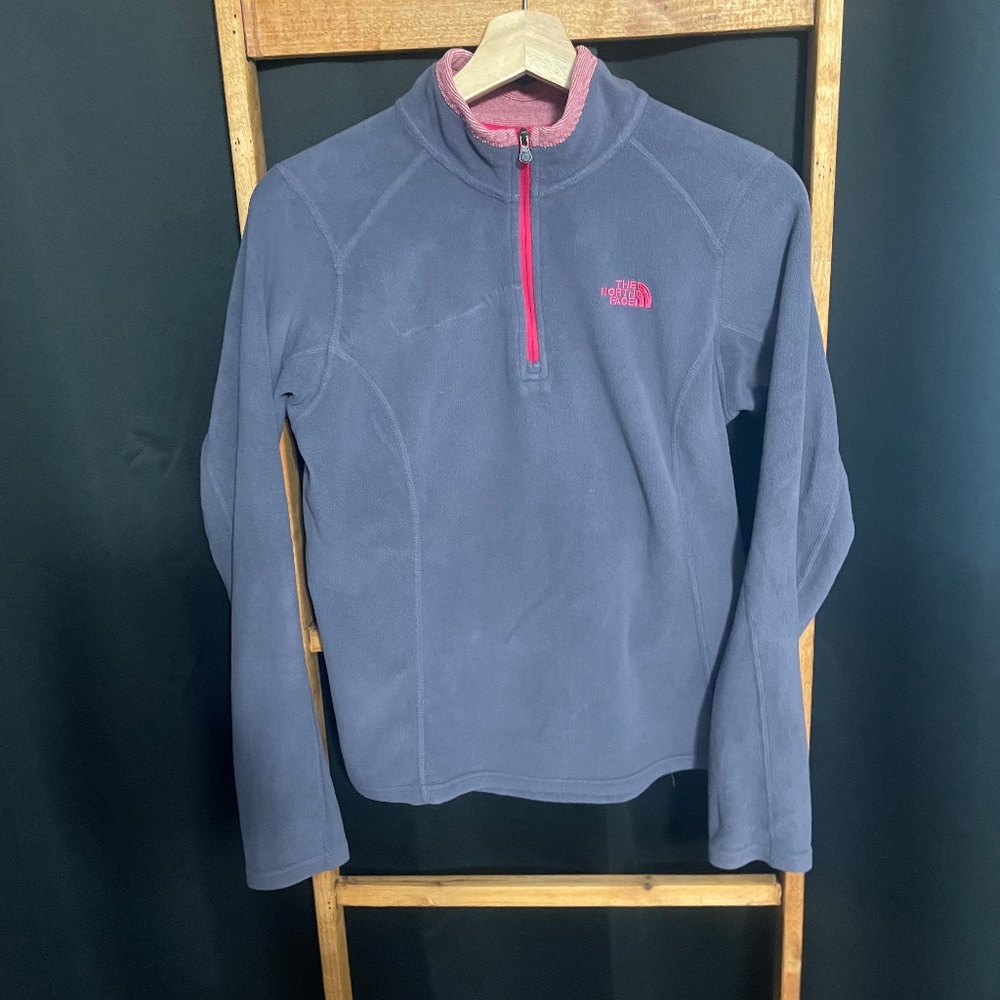 North Face fleece quarter zip